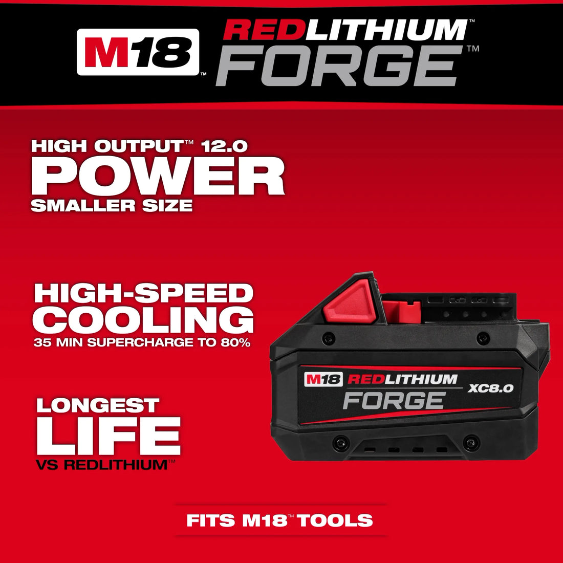 M18 FORGE XC8.0 BATTERY