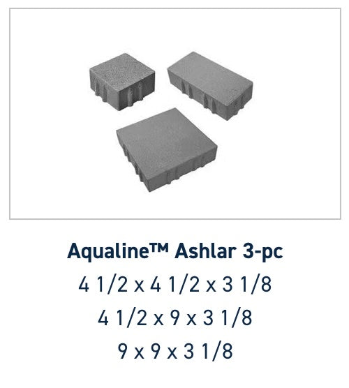 Belgard Aqualine 3pc Ashlar | Hatteras | Sold by Layers or Pallet