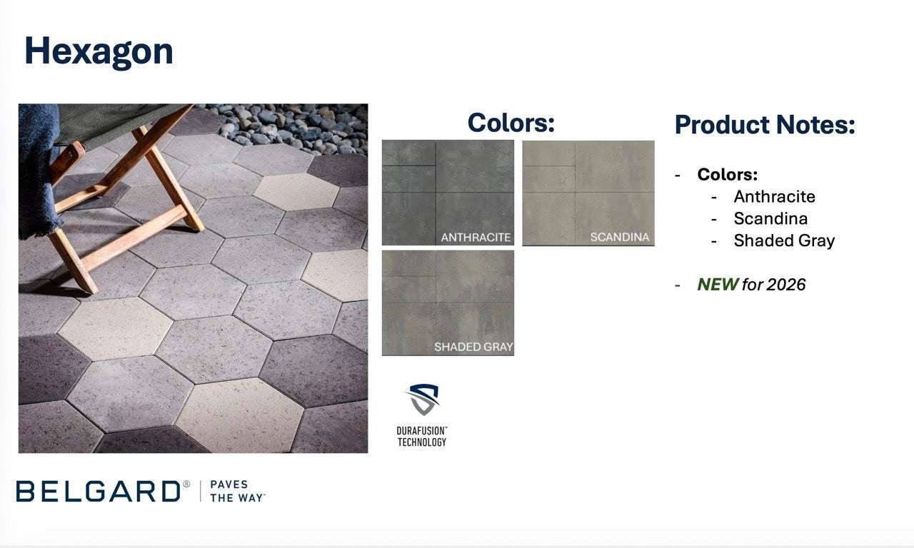 Belgard Hexagon | Scandina Gray