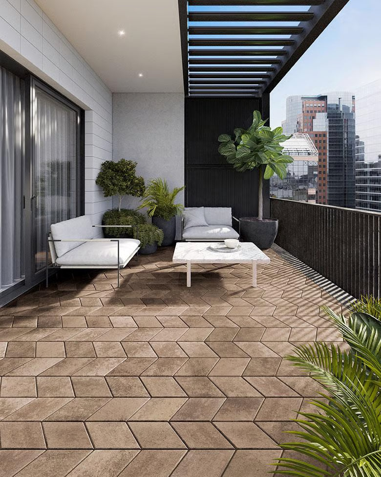 Techo Dimond Smooth | Chestnut Brown | Sold by Layer or Pallet
