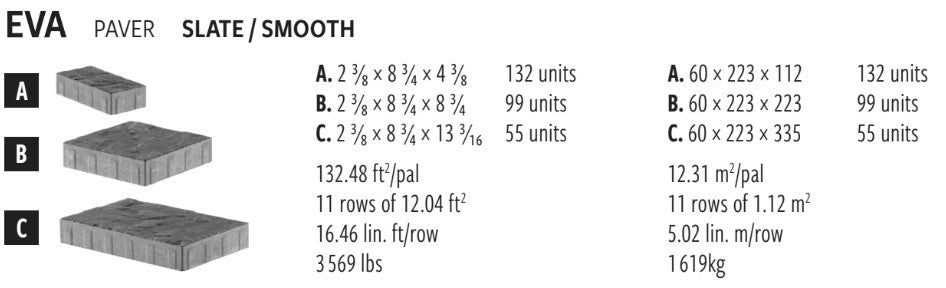 Techo Eva Smooth | Chestnut Brown | Sold by Layer or Pallet
