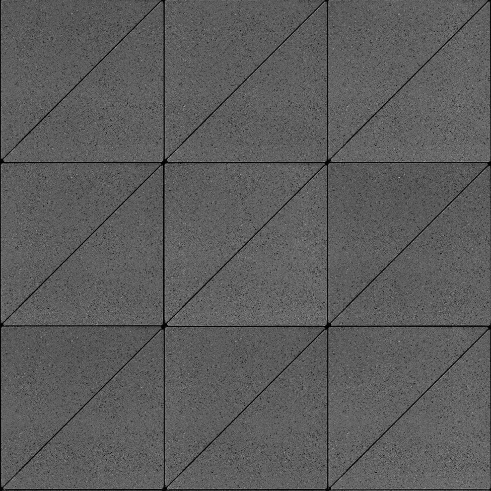 Techo Industria Triangle Polished | Onyx Black | Sold by Layer or Pallet