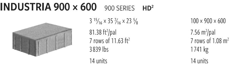 Techo Industria Smooth | Chestnut Brown | Sold by Layer or Pallet