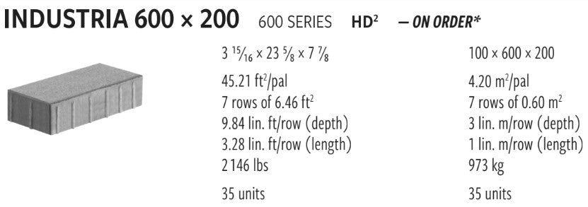 Techo Industria Smooth | Chestnut Brown | Sold by Layer or Pallet