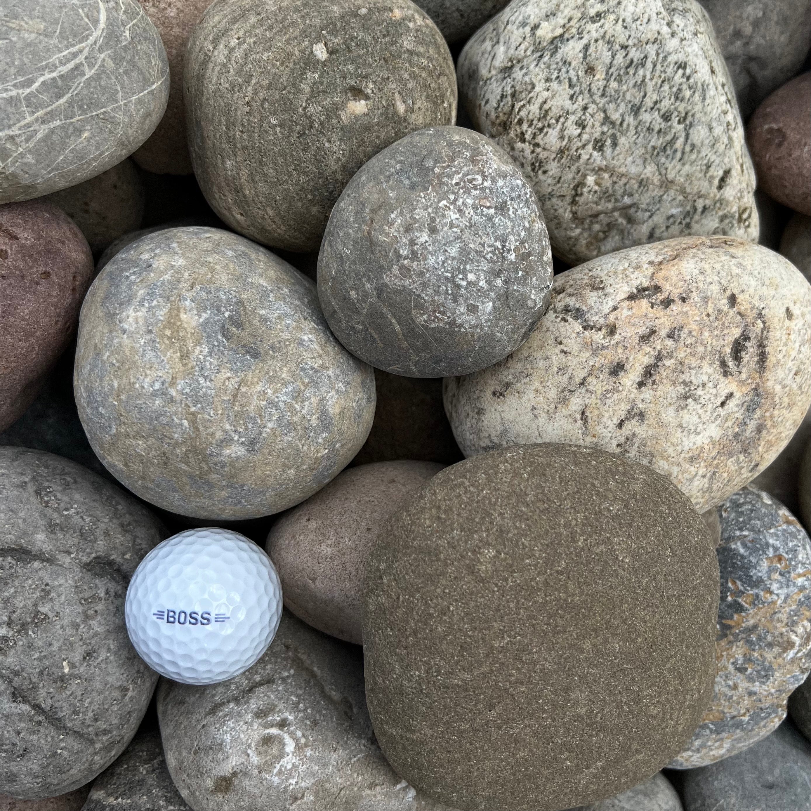 River Rock "New England" 2-4" Grey (by the pound)