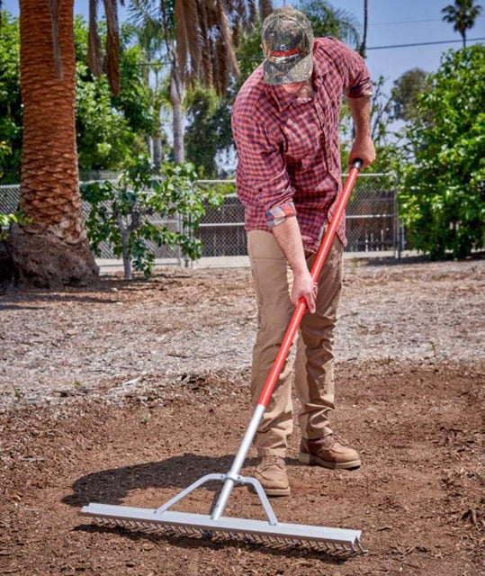 Aluminum Landscape Rake (Rental) - 36 Inch/36 Tines