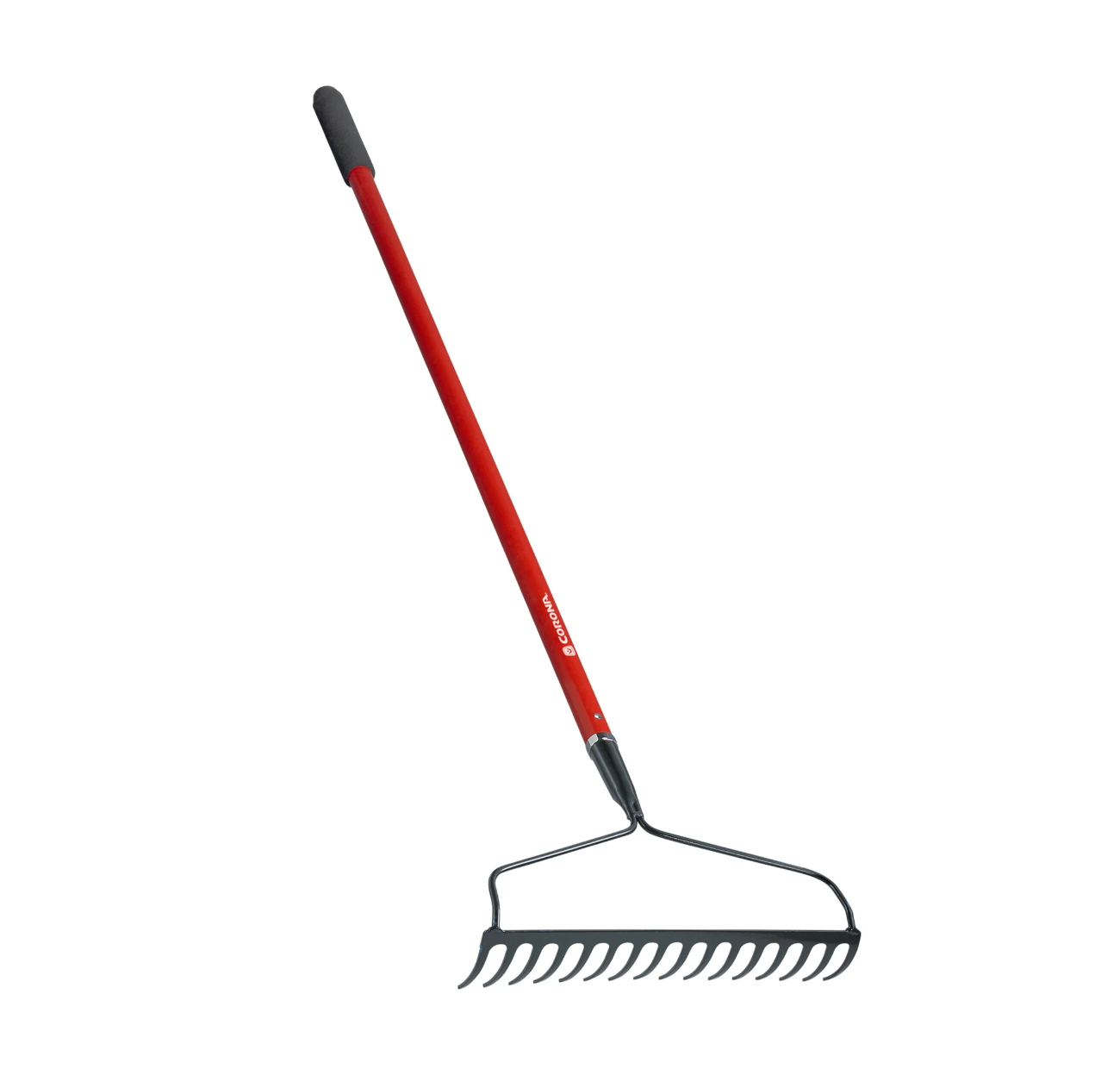 RAKE / Fiberglass Red Handle Bow Rake, 16 Tine