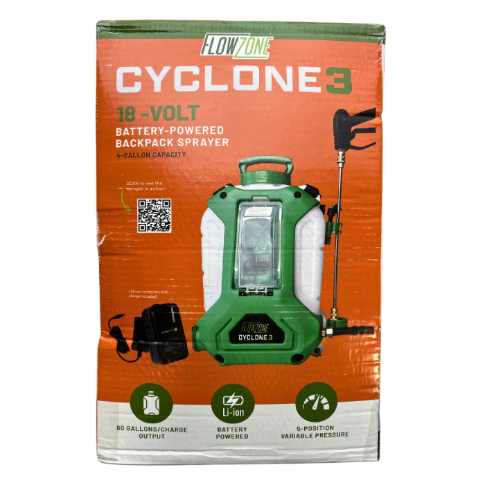 FLOWZONE Cyclone Li-Ion Backpack Sprayer
