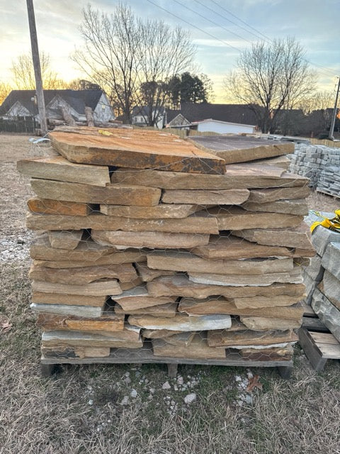 Step-Stone Flagstone 2" - 2.5" Variegated (per pound)