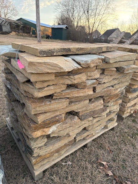 Step-Stone Flagstone 2" - 2.5" Variegated (per pound)