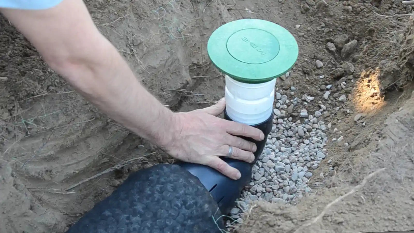 POP-UP DRAIN EMITTER with Adapter