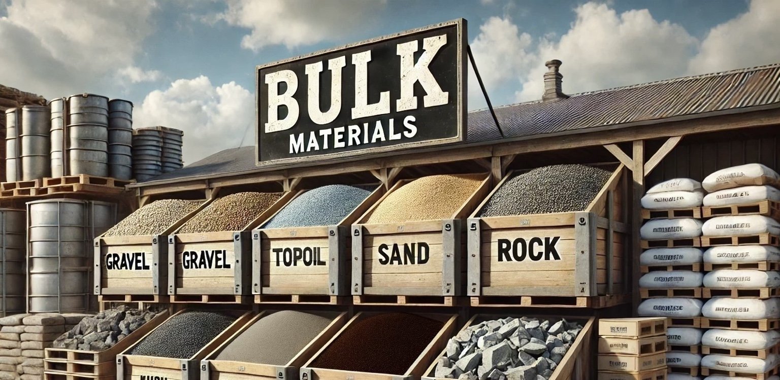 BULK Materials (Rock-Stone-Sand-Soil)