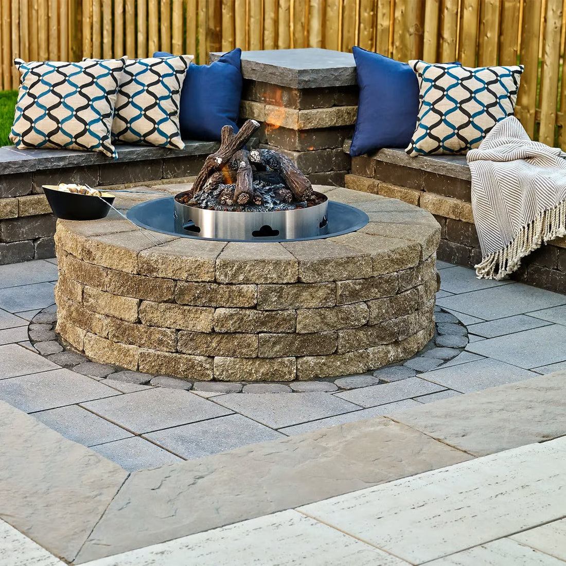 Techo Valencia Fire Pit [no sleeve] | Chestnut Brown