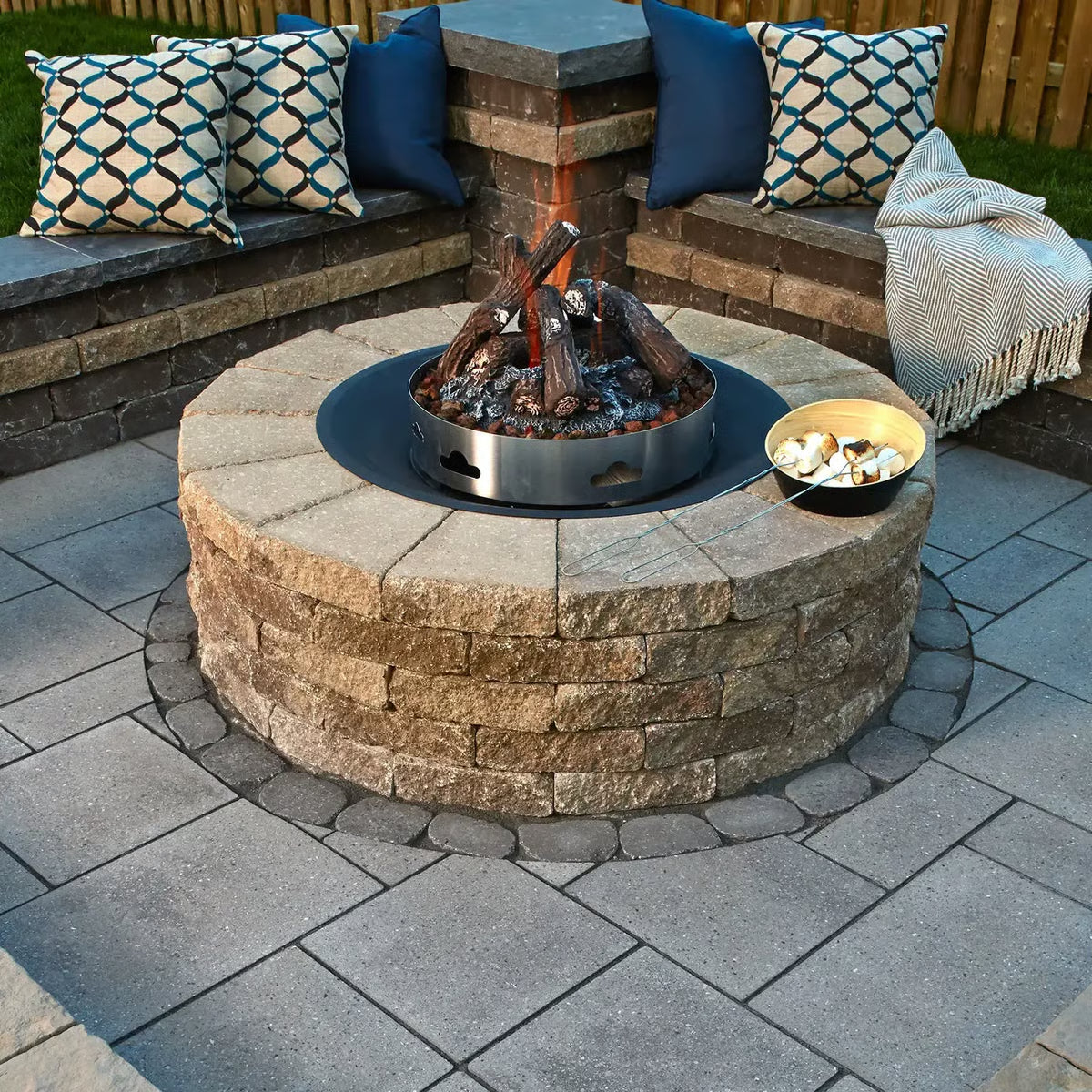 Techo Valencia Fire Pit [no sleeve] | Chestnut Brown