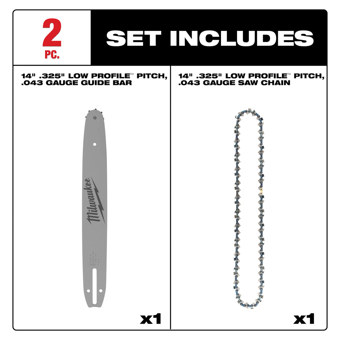 14&quot; TOP HANDLE SAW CHAIN/BAR COMBO