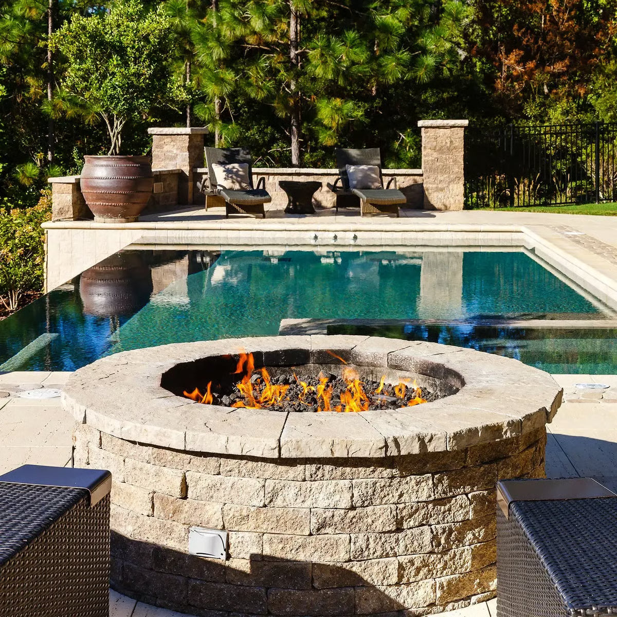 Techo Valencia Fire Pit [no sleeve] | Chestnut Brown