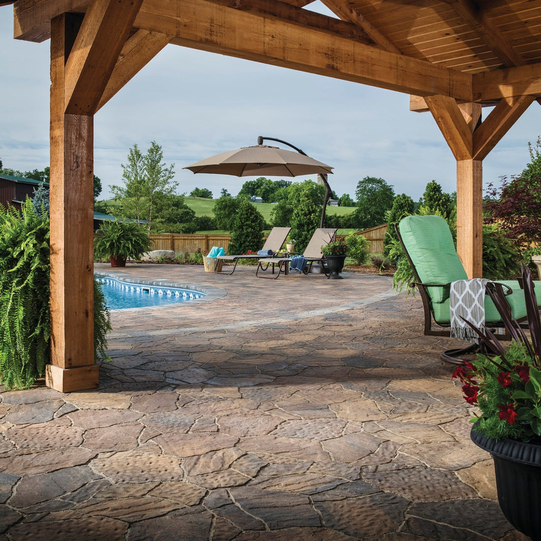 Belgard Mega Arbel Patio Slab | Smokey Mountain | Sold by Pallet or Layer