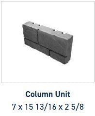Belgard Ashlar Tandem Wall Column Unit | Shelby | Sold by Layer or Pallet