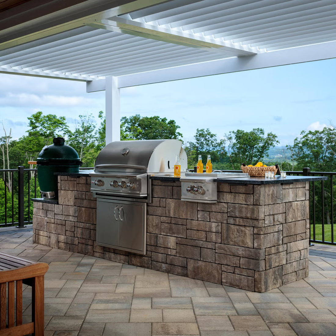 Belgard Ashlar Tandem Wall Column Unit | Shelby | Sold by Layer or Pallet