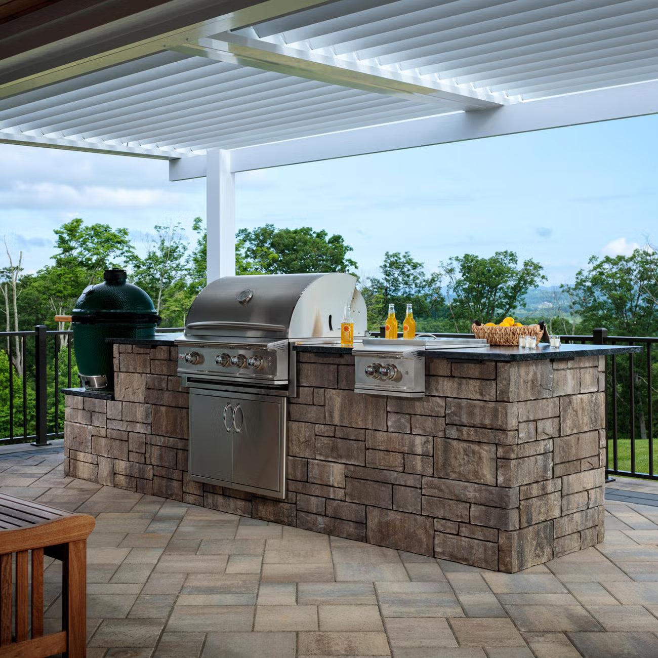 Belgard Ashlar Tandem Wall Column Unit | Shelby | Sold by Layer or Pallet
