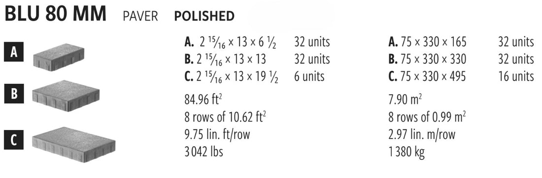 Techo Blu 80 Polished | Beige Cream | Sold by Layer or Pallet