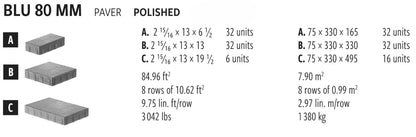 Techo Blu 80 Polished | Beige Cream | Sold by Layer or Pallet