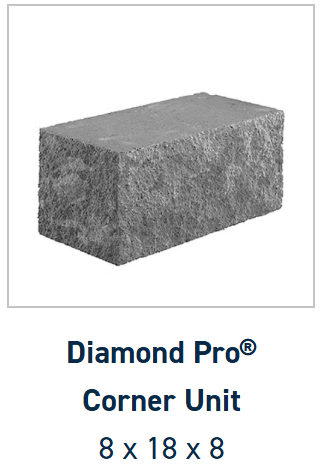 Belgard Diamond Pro Corner | Timberline | Sold by Layer or Pallet