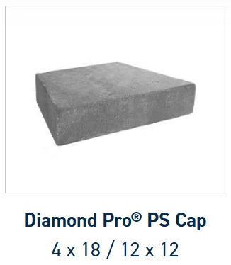 Belgard Diamond Pro Cap Smooth | Harbour Gray | Sold by Layer or Pallet