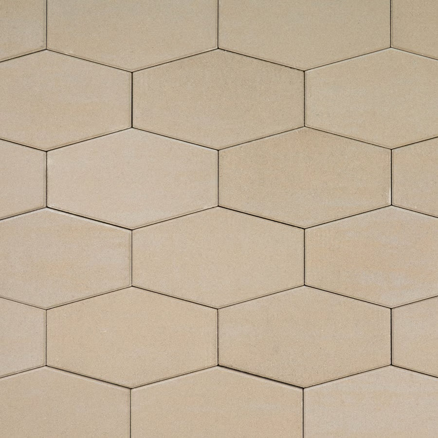 Techo Hexa 100 | Beige Cream | Sold by Layer or Pallet