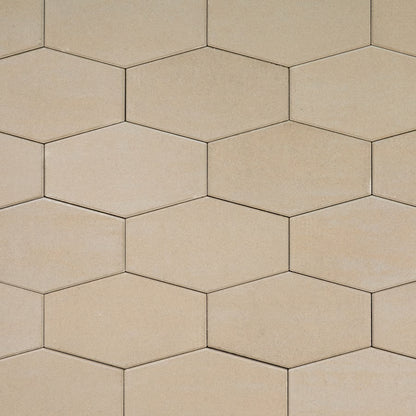 Techo Hexa 100 | Beige Cream | Sold by Layer or Pallet