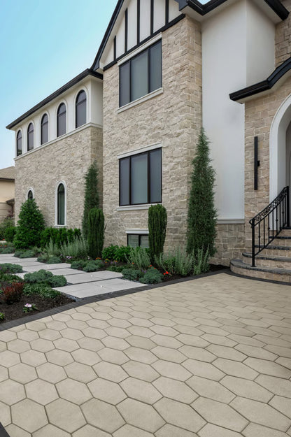 Techo Hexa 100 | Beige Cream | Sold by Layer or Pallet