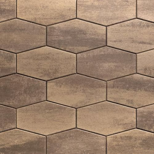 Techo Hexa 100 | Chestnut Brown | Sold by Layer or Pallet