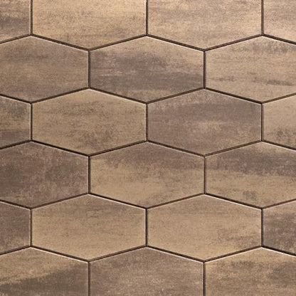 Techo Hexa 100 | Chestnut Brown | Sold by Layer or Pallet