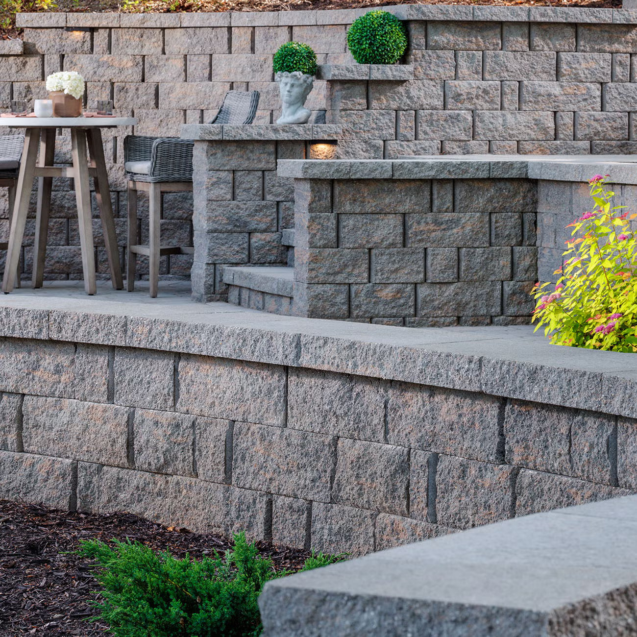 Belgard Highland Stone Freestanding Wall |Timberline