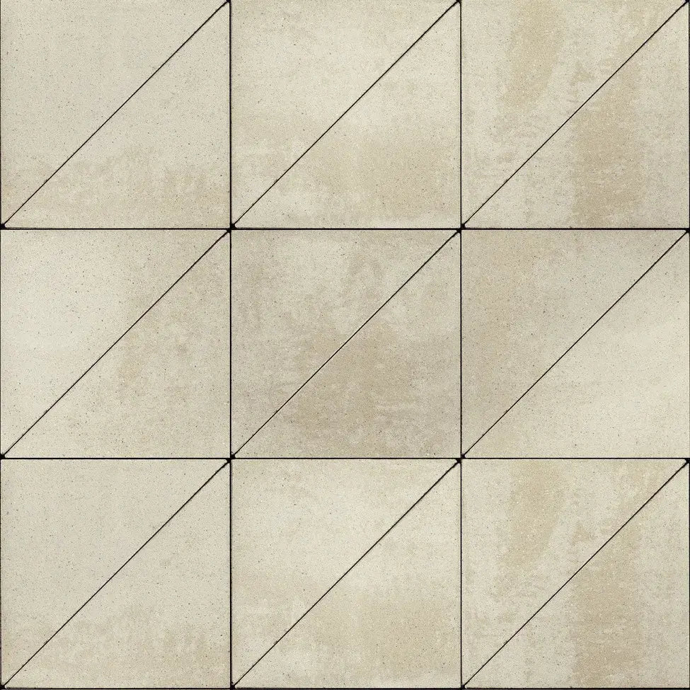 Techo Industria Triangle Polished | Beige Cream | Sold by Layer or Pallet