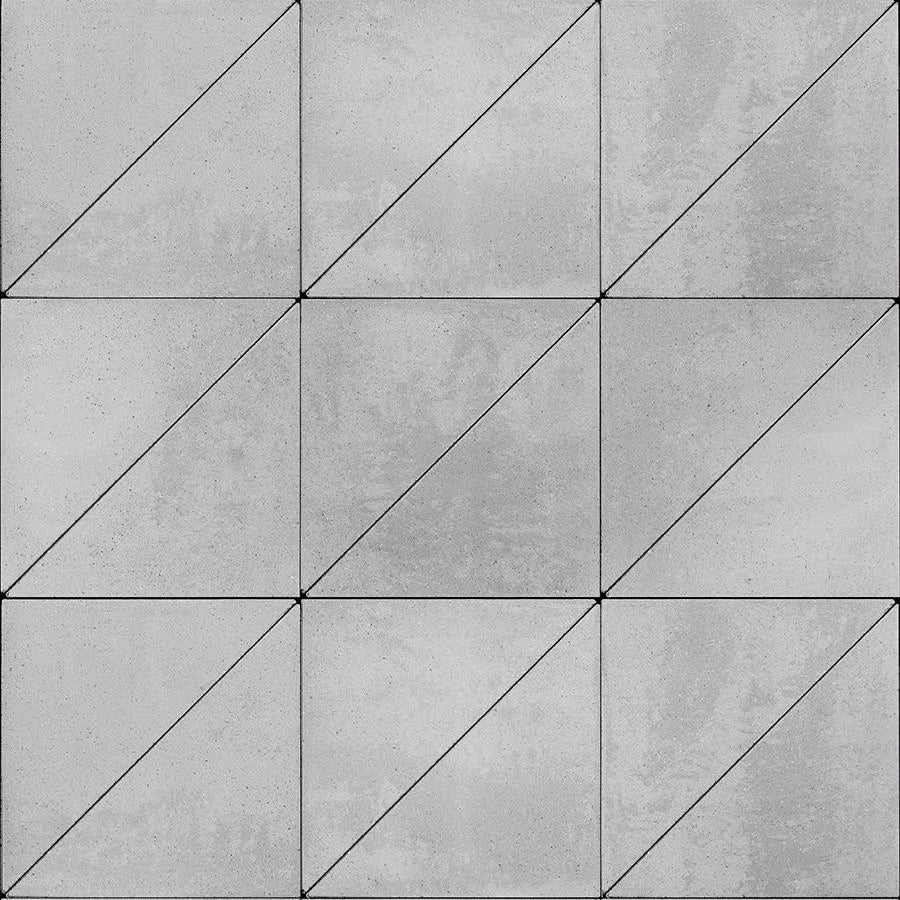Techo Industria Triangle Polished | Greyed Nickel | Sold by Layer or Pallet