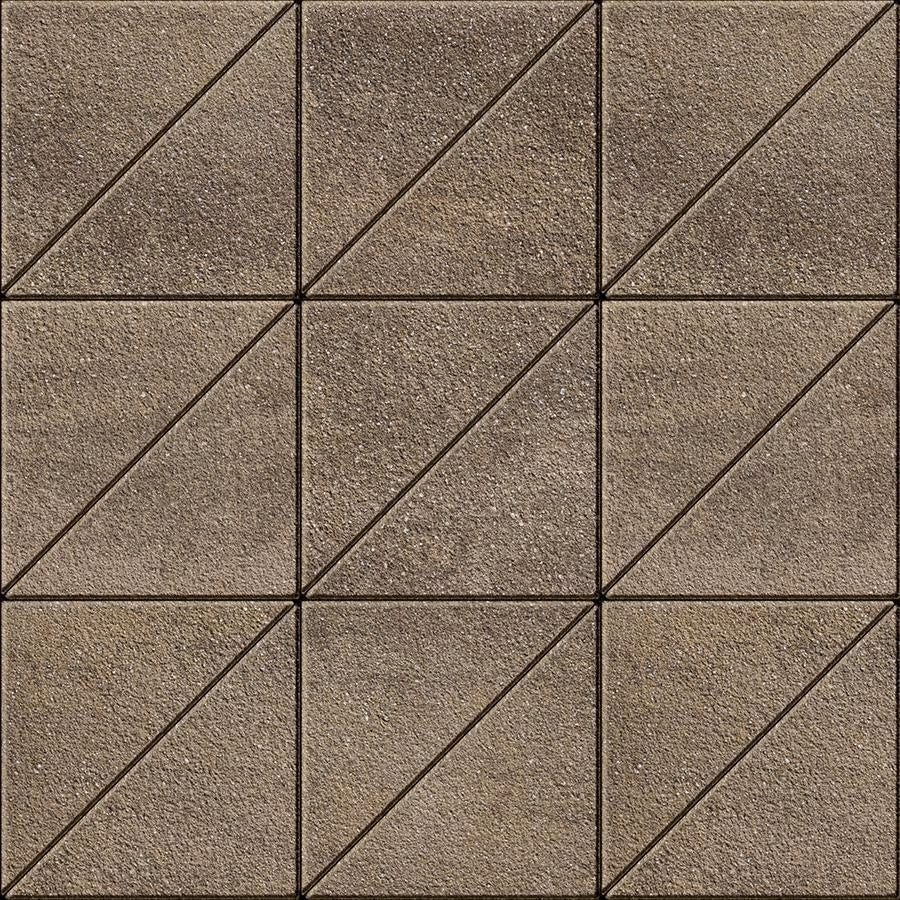 Techo Industria Triangle Granitex | Chestnut Brown | Sold by Layer or Pallet