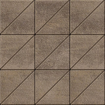 Techo Industria Triangle Granitex | Chestnut Brown | Sold by Layer or Pallet