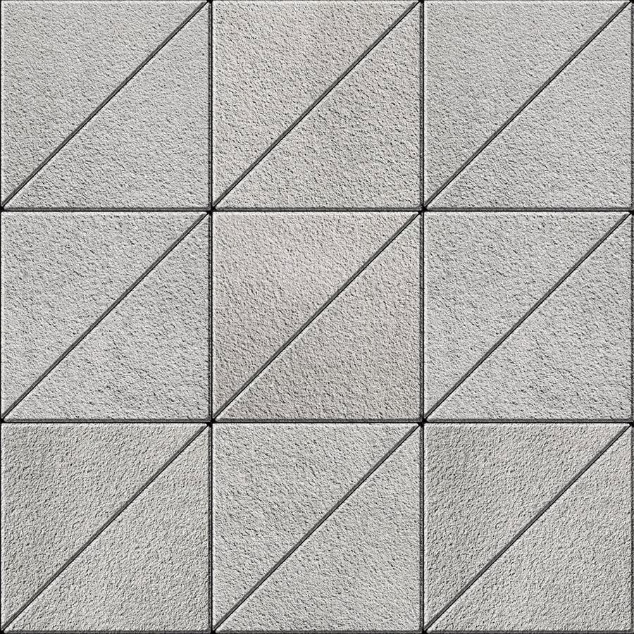Techo Industria Triangle Granitex | Greyed Nickel | Sold by Layer or Pallet