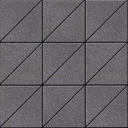 Techo Industria Triangle Granitex | Onyx Black | Sold by Layer or Pallet