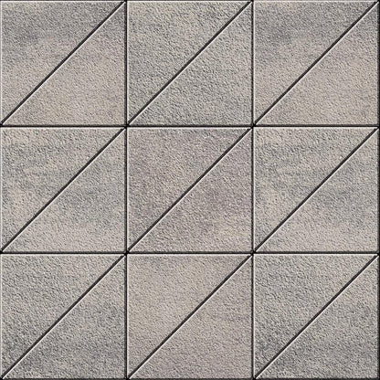 Techo Industria Triangle Granitex | Shale Grey | Sold by Layer or Pallet