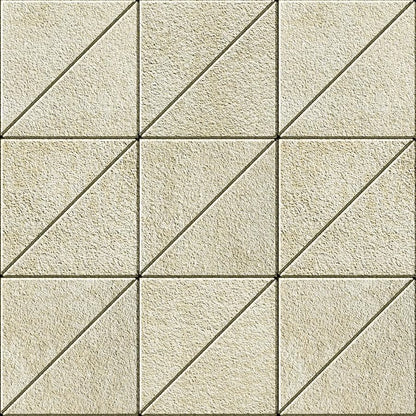 Techo Industria Triangle Granitex | Beige Cream | Sold by Layer or Pallet