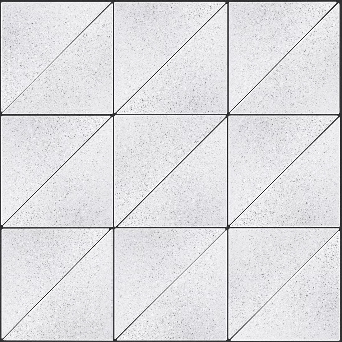 Techo Industria Triangle Smooth | Salt &amp; Pepper | Sold by Layer or Pallet