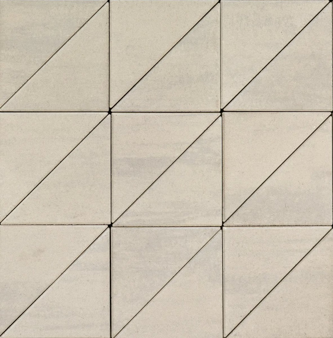 Techo Industria Triangle Smooth | Greyed Nickel | Sold by Layer or Pallet