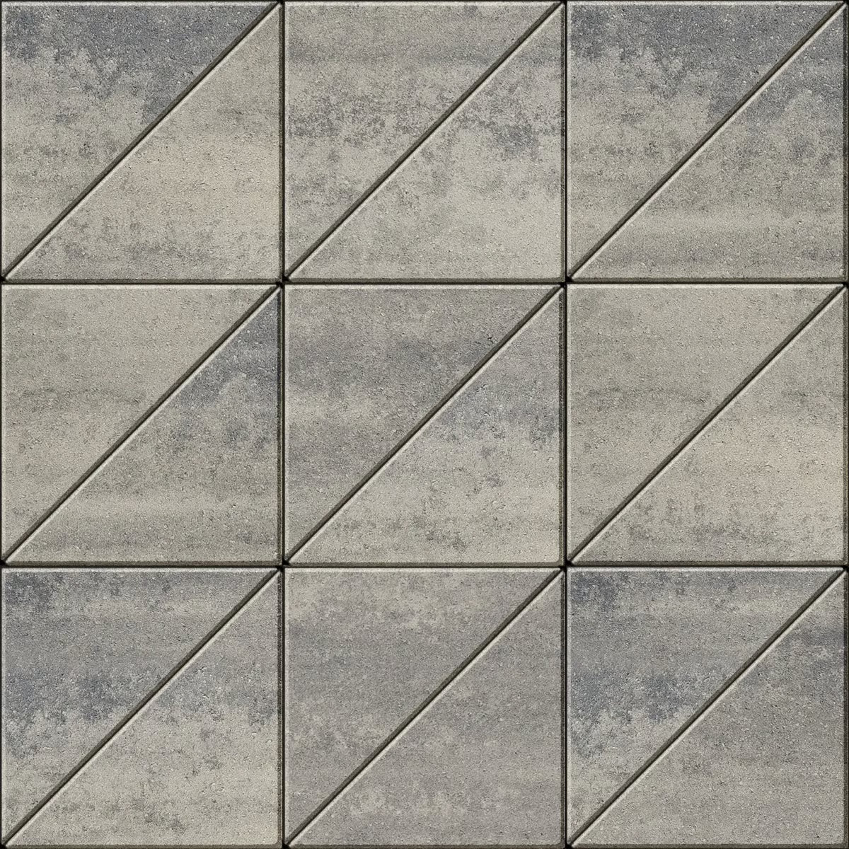 Techo Industria Triangle Smooth | Shale Grey | Sold by Layer or Pallet