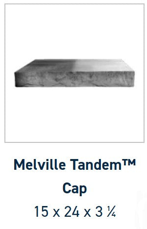 Belgard Melville Tandem Wall Cap | Scandina Gray | Sold by Layer or Pallet