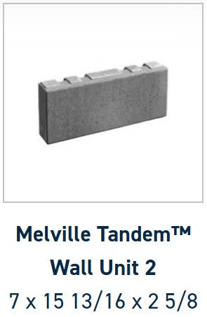 Belgard Melville Tandem Wall | Scandina Gray | Sold by Layer or Pallet