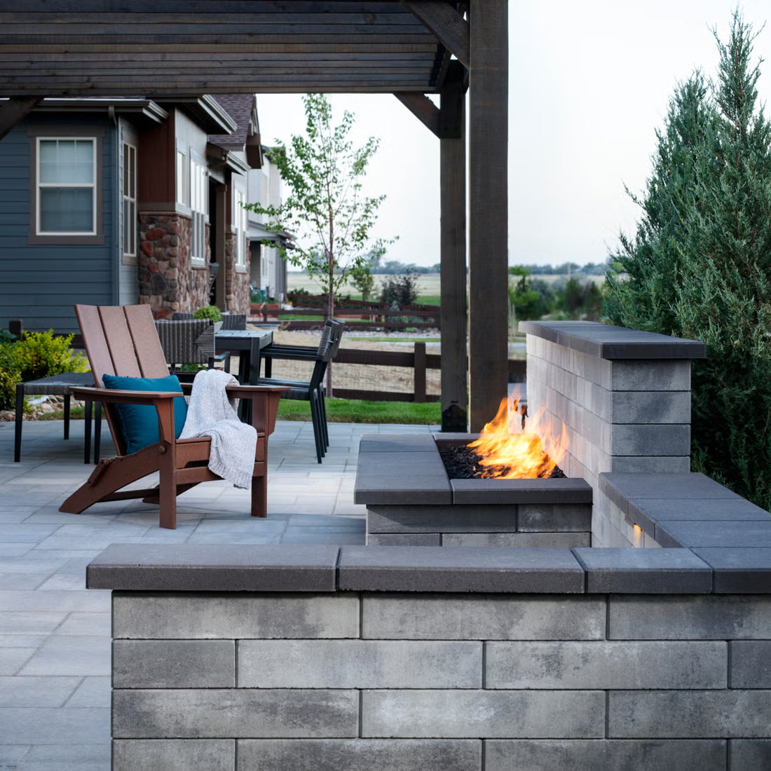 Belgard Melville Wall Cap | Hickory | Sold by Layer or Pallet