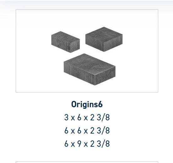 Belgard Origins 6 - 3 pc. Pamlico  | Sold by Layer or Pallet