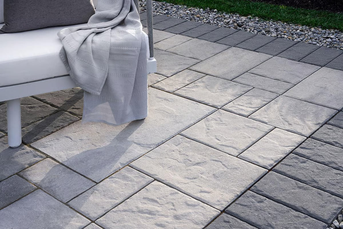 Techo-Bloc Slate Blu 60 MM 6X13 | Onyx Black